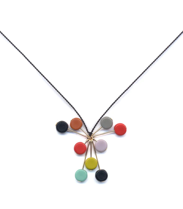 Multi Dots Dressed Necklace