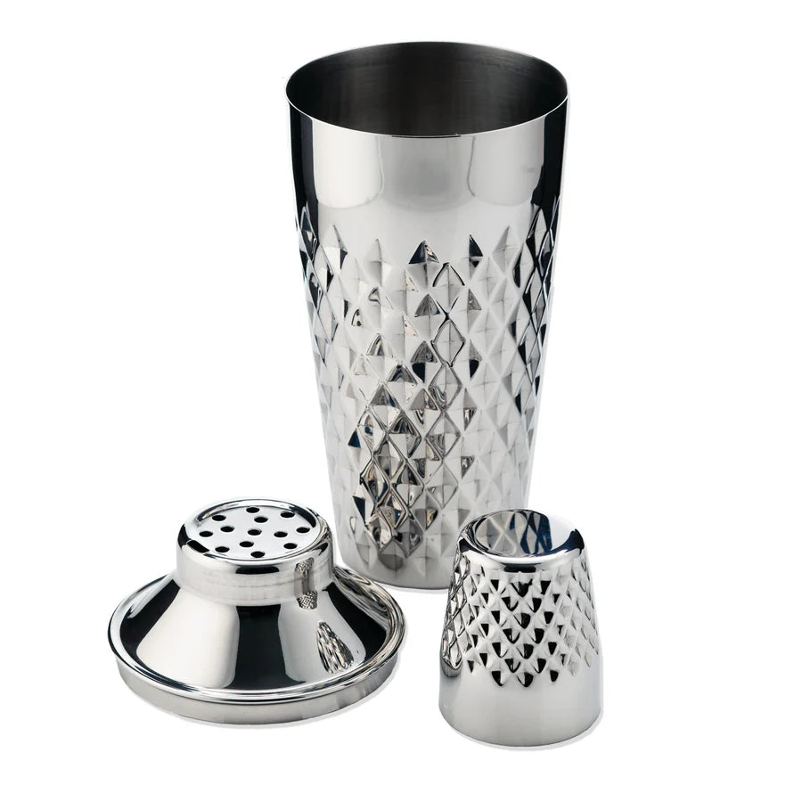 Irving Faceted Stainless Steel Cocktail Shaker