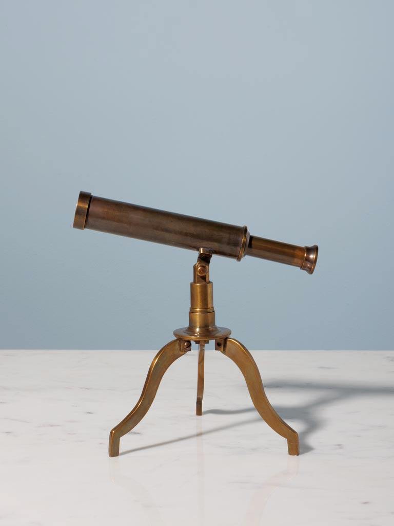 Small Tripod Brass Telescope