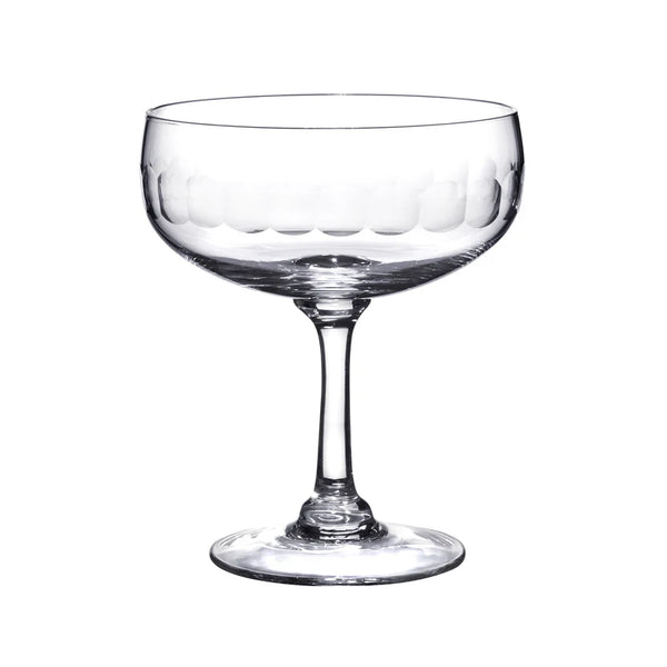 Lens Design Cocktail Glass