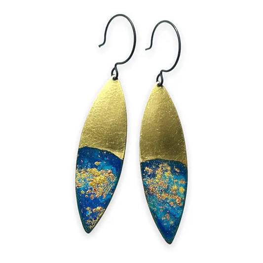 Marquis Carina Brass Earrings