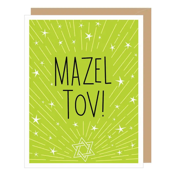 Mazel Tov Stars Card