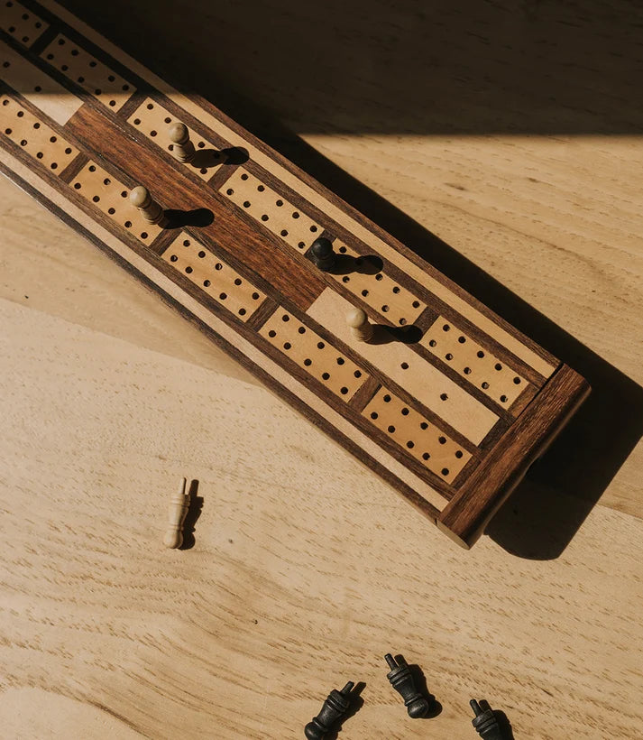 Wooden Cribbage Game