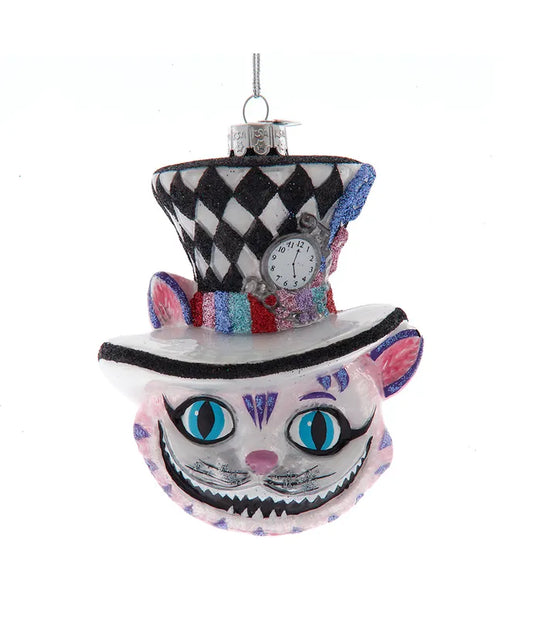 Cheshire Cat Head Ornament
