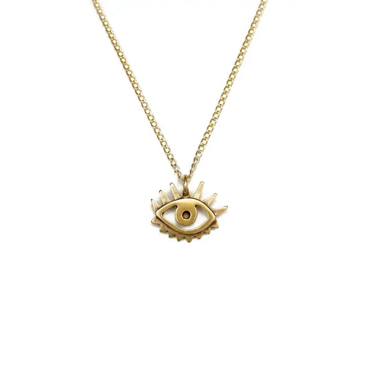 Ojito Brass Necklace