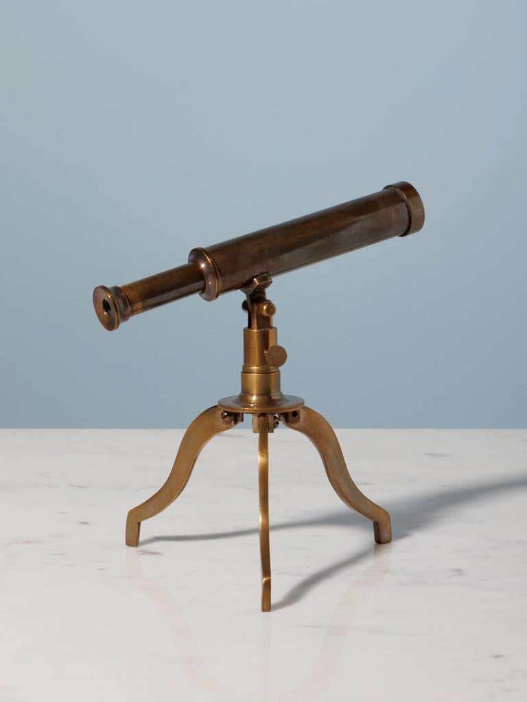 Small Tripod Brass Telescope