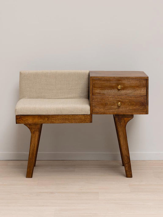 Telephone Bench with 2 Drawers