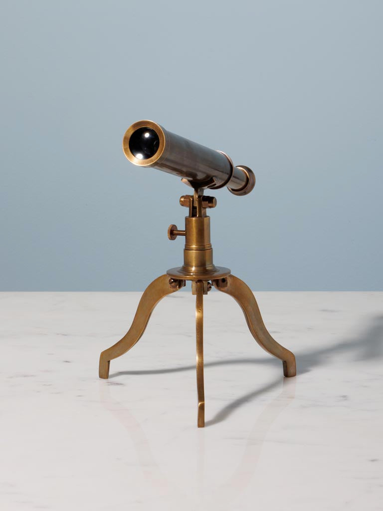 Small Tripod Brass Telescope