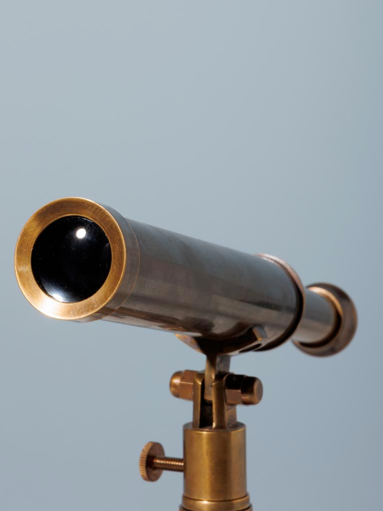 Small Tripod Brass Telescope