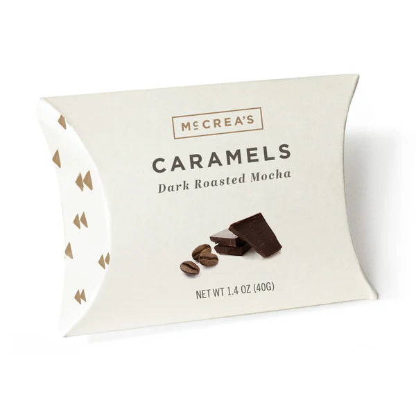 Dark Roasted Mocha Caramel Pillow Box