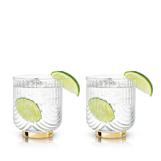Set of 2 Deco Gatsby Tumblers
