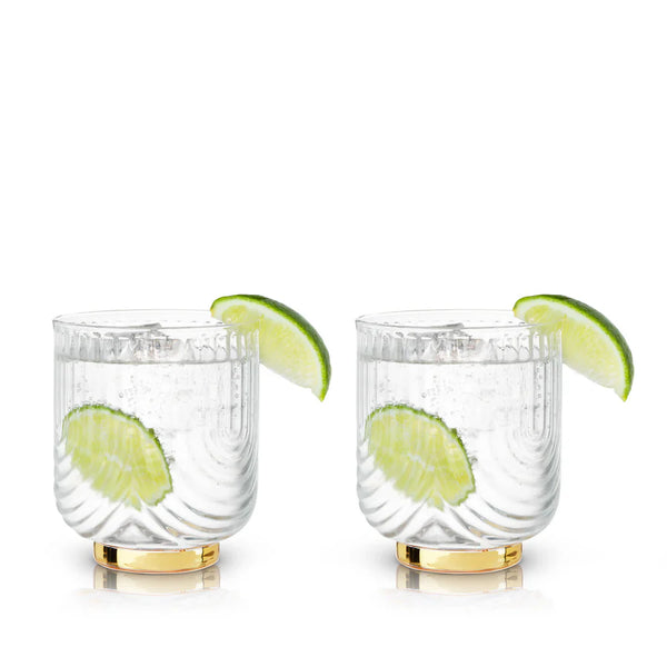 Set of 2 Deco Gatsby Tumblers