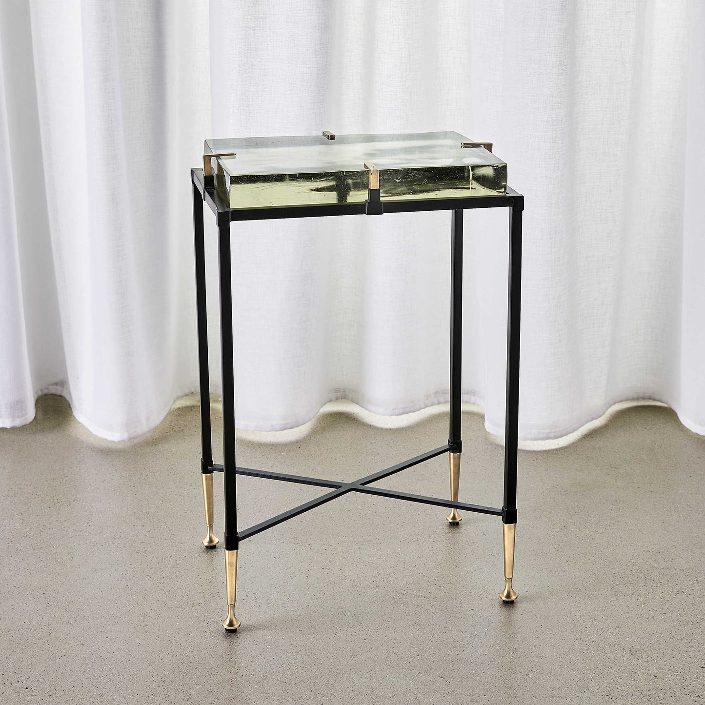 Ice Block Accent Table