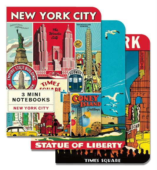 New York City 2 Set of 3 Mini Notebooks