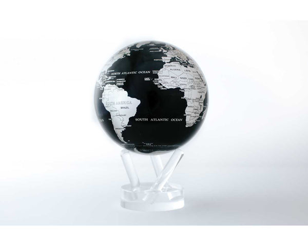 Black and Silver 4.5" Globe