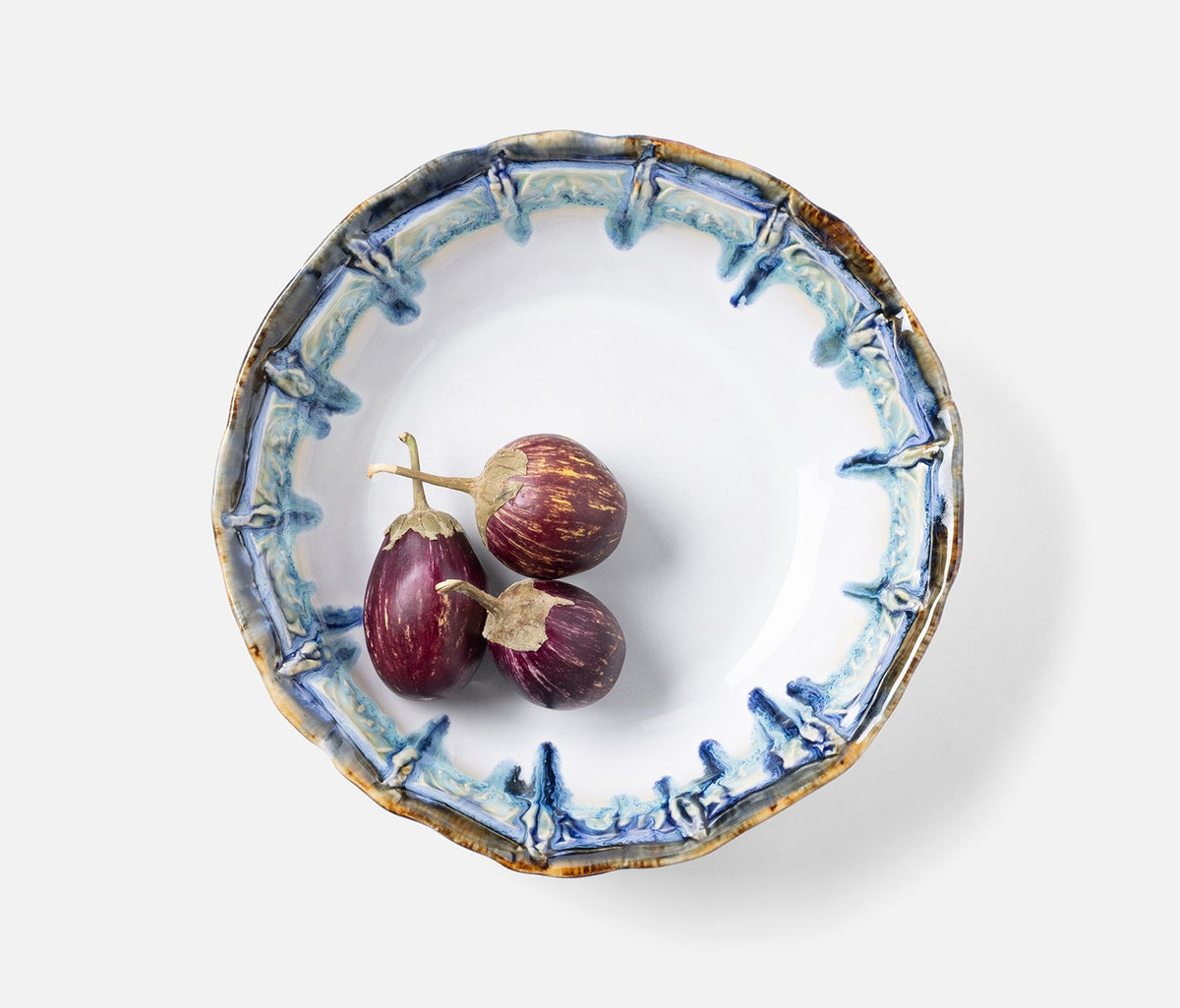 Delara Light Azure Serving Bowl