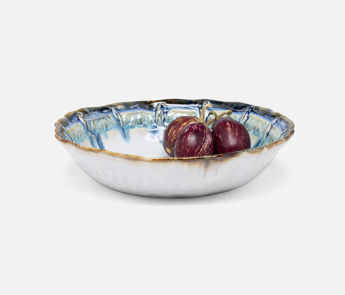 Delara Light Azure Serving Bowl