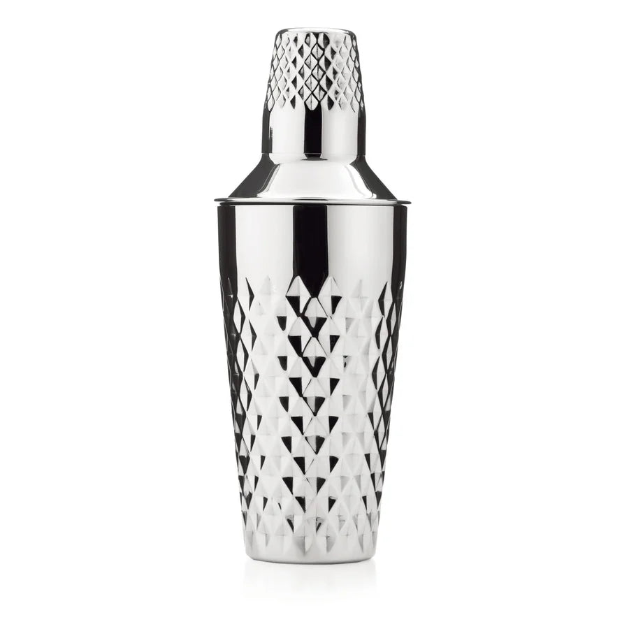 Irving Faceted Stainless Steel Cocktail Shaker