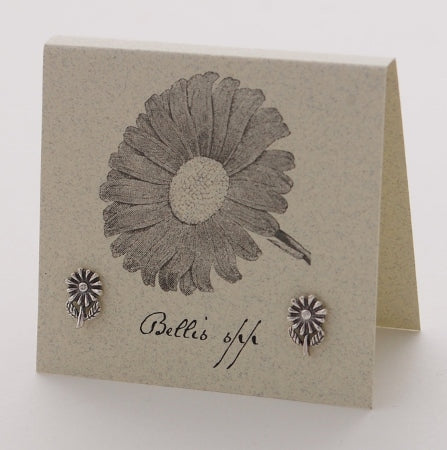 Daisy Silver Stud Earrings