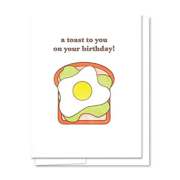 Toast Birthday Card