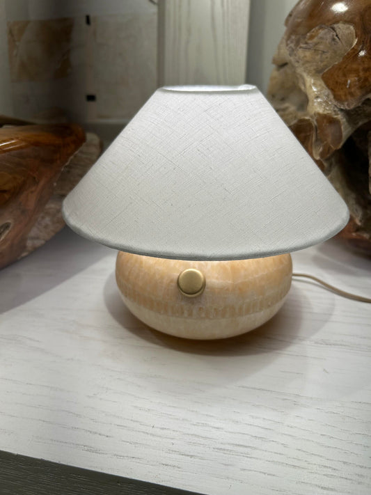 Onyx Curling Stone Rechargable Mini Lamp