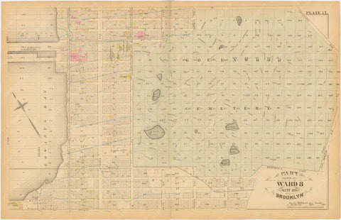 Brooklyn, New York 1880 Plate 017 - Greenwood Detail
